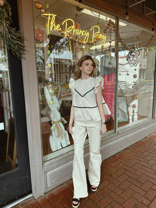 Bow Flare Pants