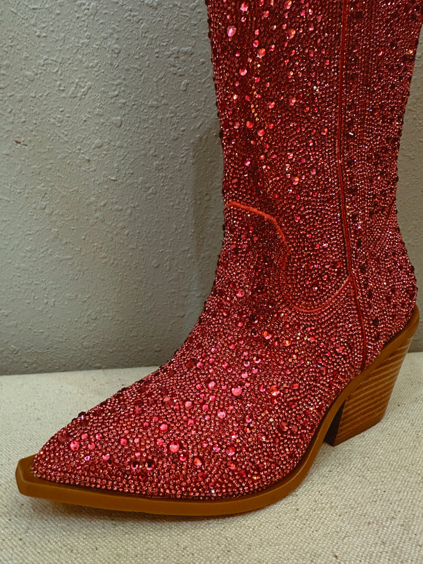 Glitzy Rhinestone Boots